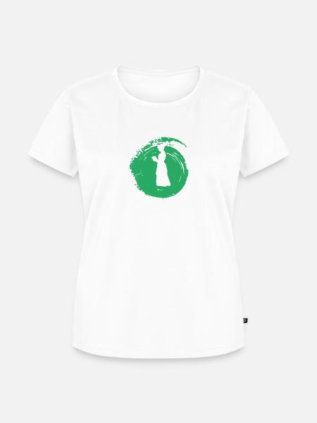 Leseratte Roman Literatur - Frauen Premium Bio T-Shirt - Weiß