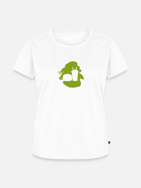 Imbiss lecker Mahlzeit - Frauen Premium Bio T-Shirt - Weiß