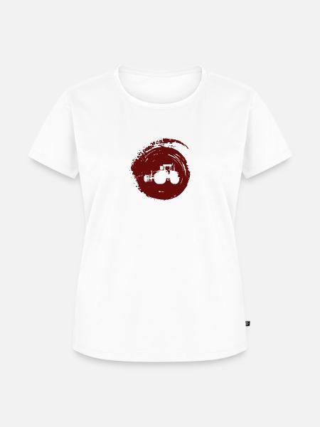 Maehdrescher Hof - Frauen Premium Bio T-Shirt - Weiß