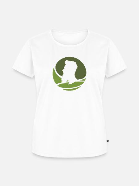 Gesichtsbehaarung Baertig Schnurrbart - Frauen Premium Bio T-Shirt - Weiß