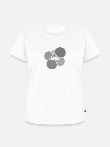 Bart Gesichtsbehaarung Baertig - Frauen Premium Bio T-Shirt - Weiß