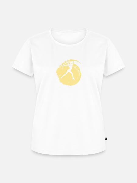 Eislauf Eiskunstläufer Eiskunstlaufen - Frauen Premium Bio T-Shirt - Weiß