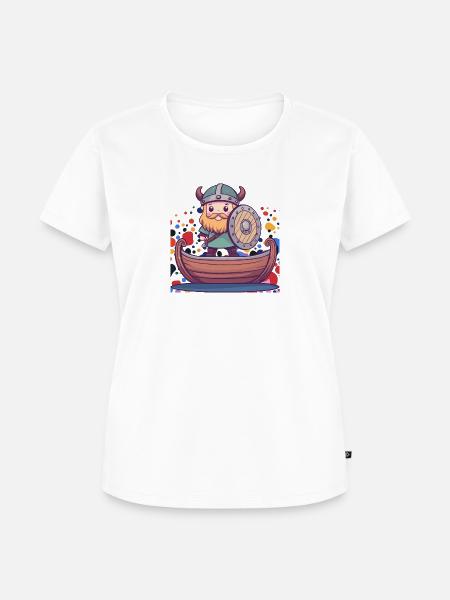 Wikinger Germanen - Frauen Premium Bio T-Shirt - Weiß