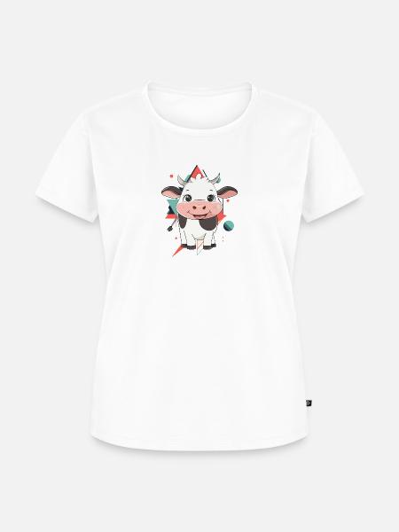Kuh Kühe - Frauen Premium Bio T-Shirt - Weiß