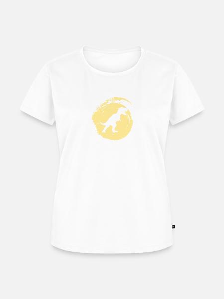Dinosaurier Rex Museum - Frauen Premium Bio T-Shirt - Weiß