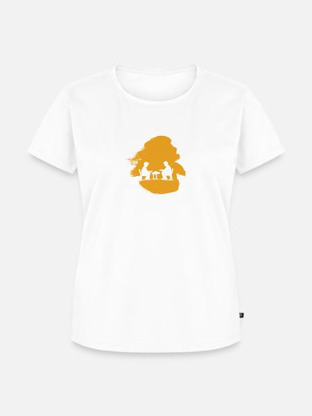 Brettspiele Taktik Gemeinschaftsspiel - Frauen Premium Bio T-Shirt - Weiß