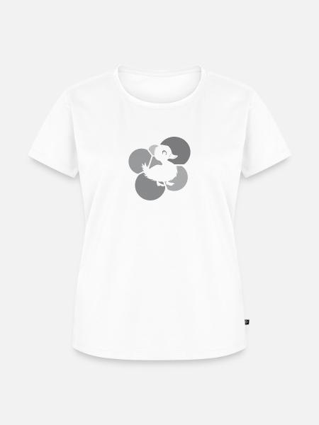 Schnabel Ente - Frauen Premium Bio T-Shirt - Weiß