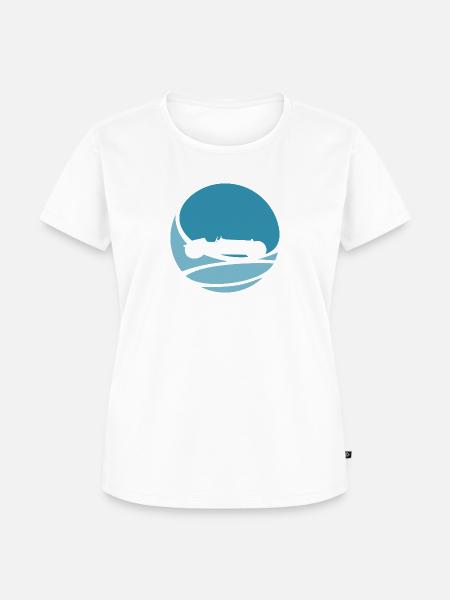 Driften Rennbahn - Frauen Premium Bio T-Shirt - Weiß