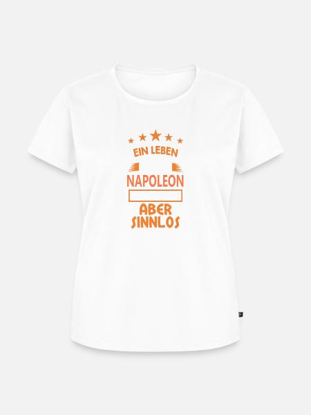 napoleon - Frauen Premium Bio T-Shirt - Weiß