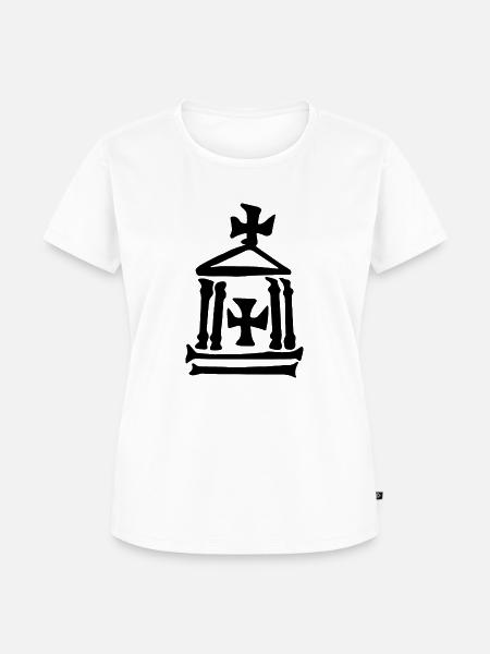 Tempel - Frauen Premium Bio T-Shirt - Weiß