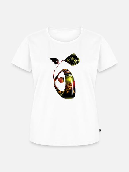 abstractes design - Frauen Premium Bio T-Shirt - Weiß