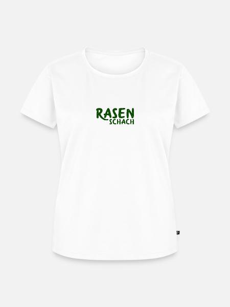 Rasenschach - Frauen Premium Bio T-Shirt - Weiß