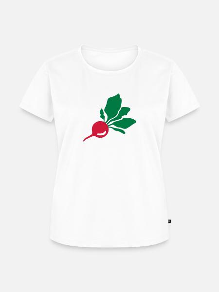 Radieschen - Frauen Premium Bio T-Shirt - Weiß