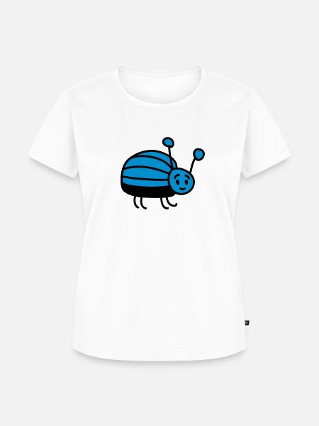 kleiner Käfer - Frauen Premium Bio T-Shirt - Weiß