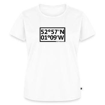 Nottingham Coordinates - Women's Premium Organic T-shirt - white - Front - AI Model Female 172 dark (172cm)