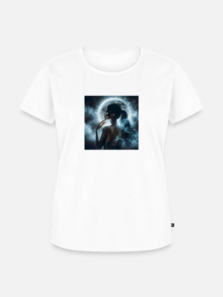 Déesse de la Lune - T-shirt Premium bio Femme - blanc