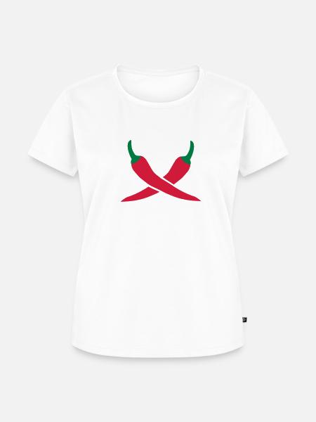 Chili - Frauen Premium Bio T-Shirt - Weiß