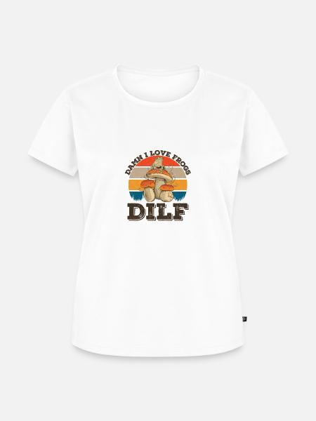 Frosch - Frauen Premium Bio T-Shirt - Weiß