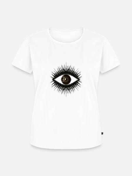 Drittes Auge - Frauen Premium Bio T-Shirt - Weiß