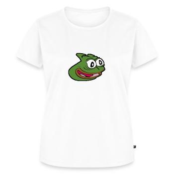 pepega - Women's Premium Organic T-shirt - white - Front - AI Model Female 172 dark (172cm)