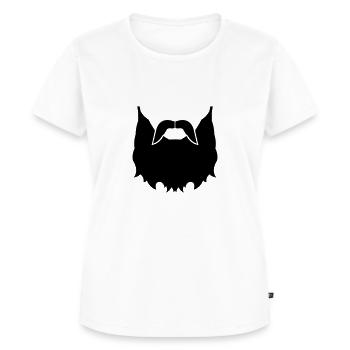beard - Women's Premium Organic T-shirt - white - Front - AI Model Female 172 dark (172cm)