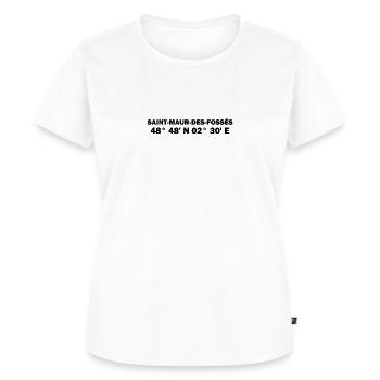 Saint-Maur-des-Fossés coordinates - Women's Premium Organic T-shirt - white - Front - AI Model Female 172 dark (172cm)