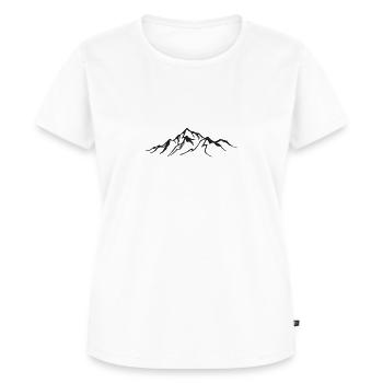 mountains - Women's Premium Organic T-shirt - white - Front - AI Model Female 172 dark (172cm)