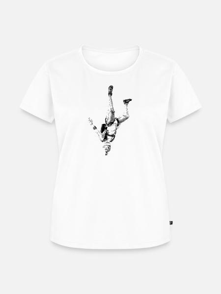 Skydiver - Frauen Premium Bio T-Shirt - Weiß