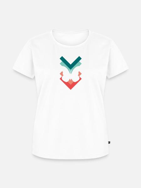 Butterfly Schmetterling - Frauen Premium Bio T-Shirt - Weiß