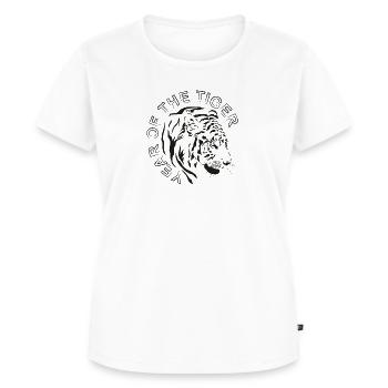 Chinese Year of the Tiger - Women's Premium Organic T-shirt - white - Front - AI Model Female 172 dark (172cm)
