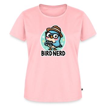 Bird Nerd Bird Watching Ornithology - Women's Premium Organic T-shirt - rose - Front - AI Model Female 172 dark (172cm)