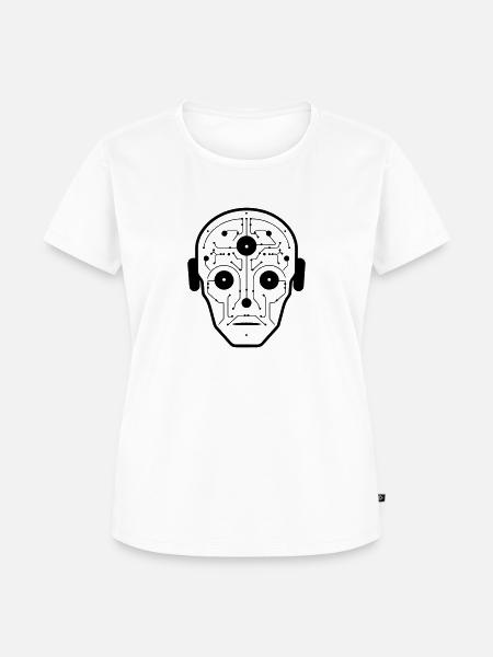 Roboter - Frauen Premium Bio T-Shirt - Weiß