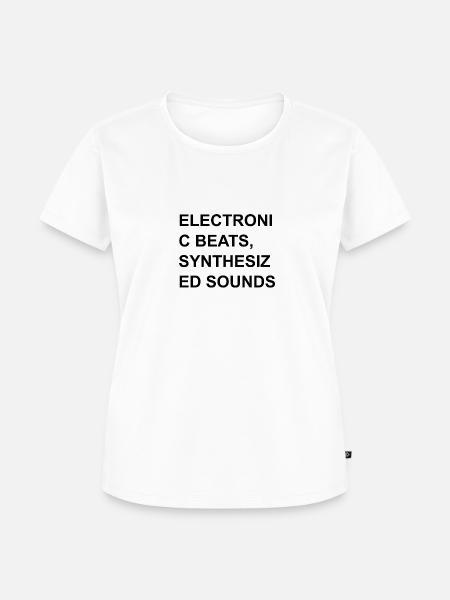 Electronic Dance Music - Frauen Premium Bio T-Shirt - Weiß
