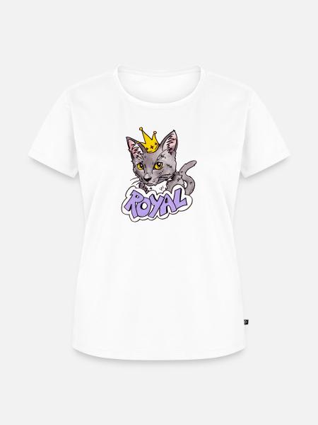 Königlich - Frauen Premium Bio T-Shirt - Weiß