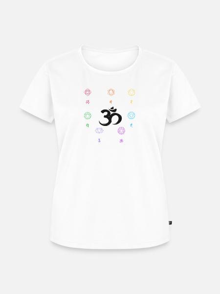 chakra om - Frauen Premium Bio T-Shirt -