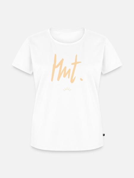 Mut. - Frauen Premium Bio T-Shirt - Weiß