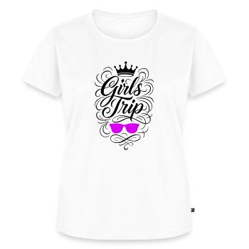 Girls Trip Urlaub Reise Mädels - Frauen Premium Bio T-Shirt - Weiß - Vorne - AI Model Female 172 dark (172cm)