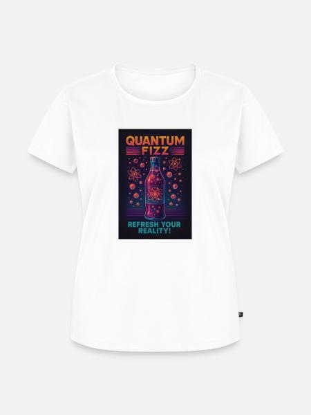Quantum Fizz by Nerogear - Frauen Premium Bio T-Shirt - Weiß