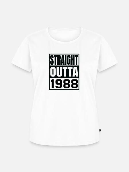 Straight Outta 1988 - Frauen Premium Bio T-Shirt - Weiß
