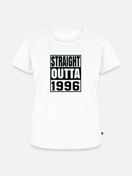 Straight Outta 1996 - Frauen Premium Bio T-Shirt - Weiß