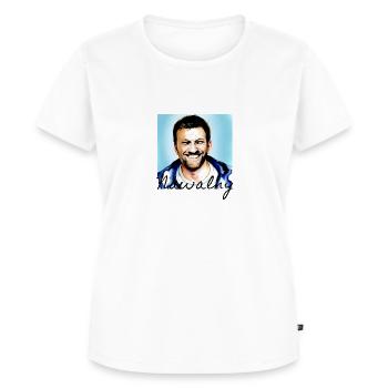 Alexej Nawalny, Nawalny,Zeichnung,Aquarell - Frauen Premium Bio T-Shirt - Weiß - Vorne - AI Model Female 172 dark (172cm)