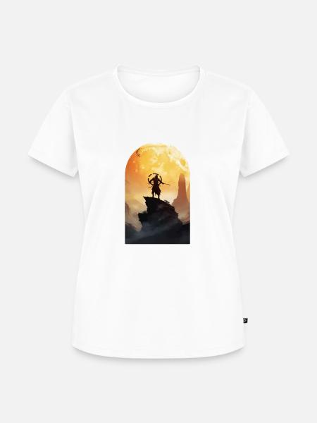 Goldene Finsternis - Frauen Premium Bio T-Shirt - Weiß