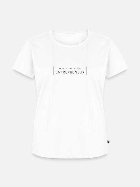 Ich bin der beste Unternehmer - Frauen Premium Bio T-Shirt - Weiß