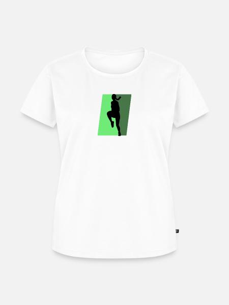 Aerobics Acrobatics Übung - Frauen Premium Bio T-Shirt - Weiß