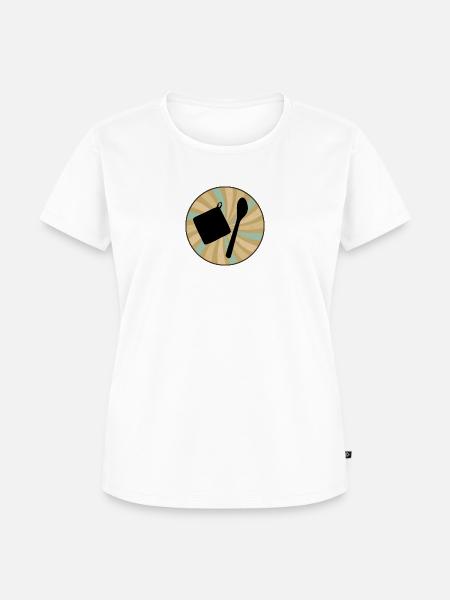 Backwaren Kuchen - Frauen Premium Bio T-Shirt - Weiß
