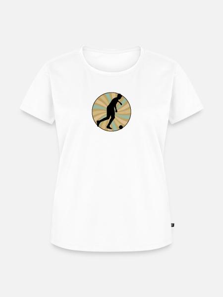 Futsalspielerin Ballsport - Frauen Premium Bio T-Shirt - Weiß