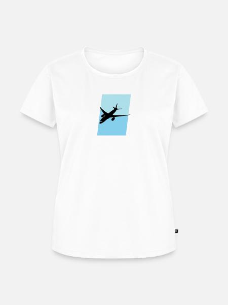 Aerospace Engineering Fliegen Aerospace - Frauen Premium Bio T-Shirt - Weiß