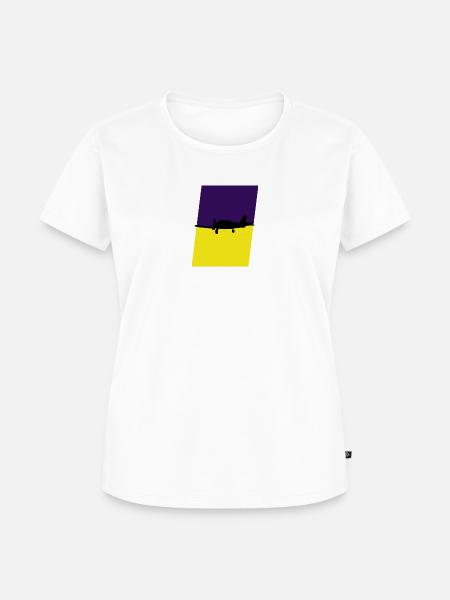 Aerospace Luftfahrt Flugzeug - Frauen Premium Bio T-Shirt - Weiß