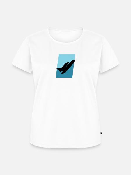 Aerospace Engineering Flugzeug Flugzeug - Frauen Premium Bio T-Shirt - Weiß