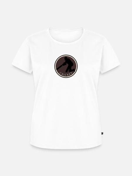 Pitcher Cricketspieler Cricketspieler - Frauen Premium Bio T-Shirt - Weiß